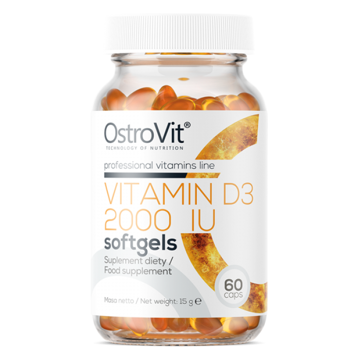 OstroVit Vitamin D3 2000 / 60 Гел капсули